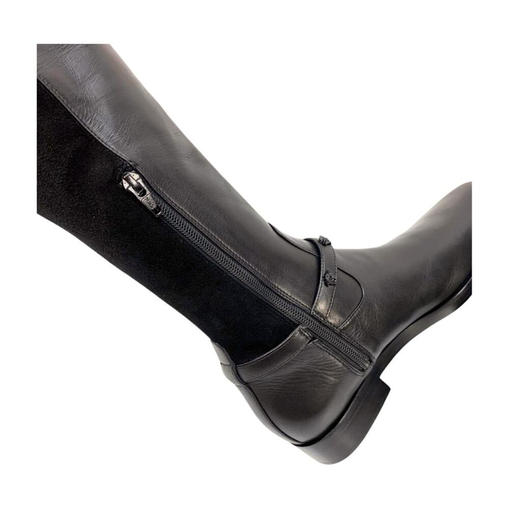 Versace Black Over the Knee Riding Boots NIB - Picture 10 of 15